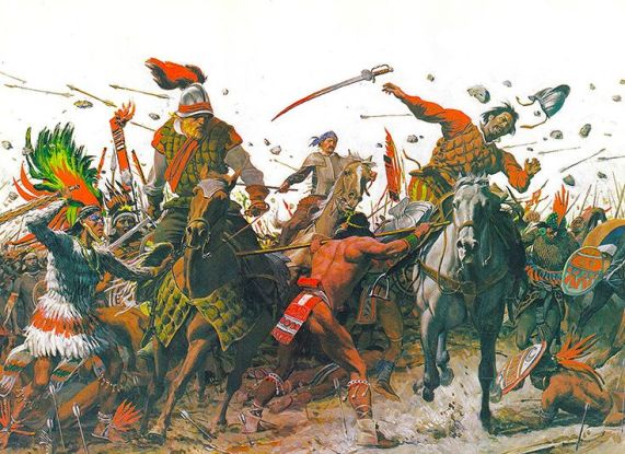 aztec vs conquistadors
